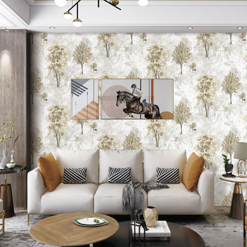 Giấy dán tường PVC tự nhiên K0406